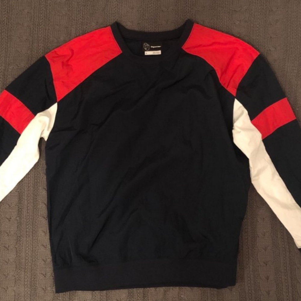 Men's Large Pullover Windbreaker